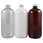 Botella Boston 480 ml (tapa metálica natural, blanca o ámbar)