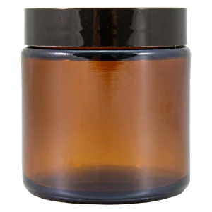 Frasco de Vidrio Ámbar para Vela 100ml