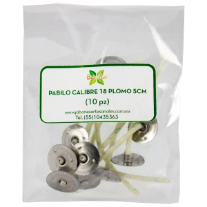 Pabilo de Plomo Calibre 18 de 5cm (10pza)