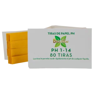 Paquete con 80 Tiras de Papel PH