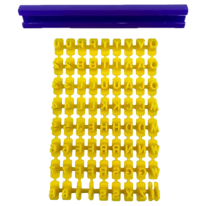 Sello Alfabeto Letras Números Grabado Cortador Fondant