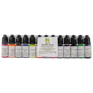 Set 13 Pigmentos Líquidos 10 ML